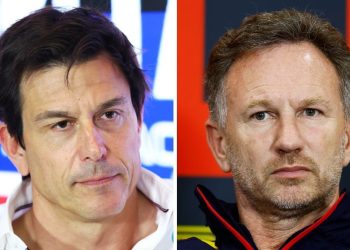 toto-wolff-confronts-christian-horner-as-max-verstappen-mocks-red-bull-rivals