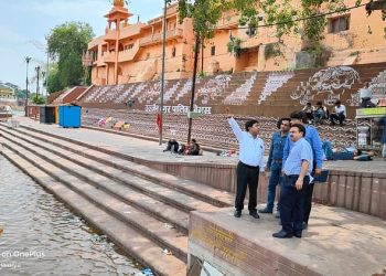 ujjain:-शुरू-हुई-सिंहस्थ-की-तैयारी,-मेला-क्षेत्र-भ्रमण-करने-पहुंचे-संभागायुक्त,-पुल-को-चौड़ा-करने-की-कही-बात