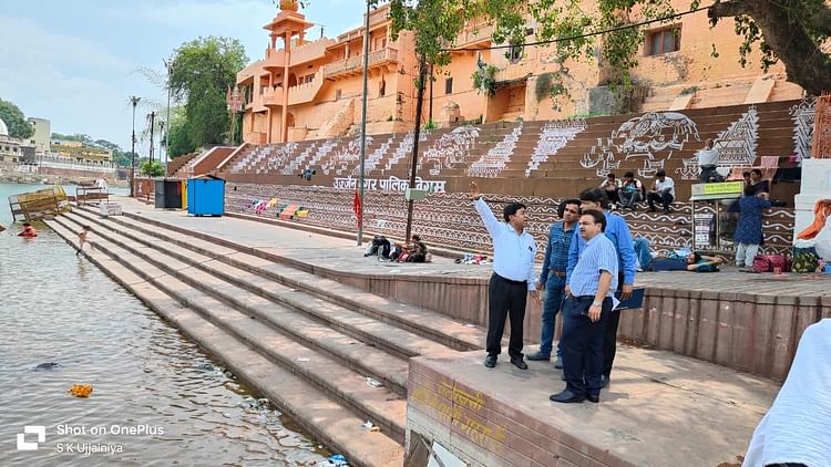 ujjain:-शुरू-हुई-सिंहस्थ-की-तैयारी,-मेला-क्षेत्र-भ्रमण-करने-पहुंचे-संभागायुक्त,-पुल-को-चौड़ा-करने-की-कही-बात