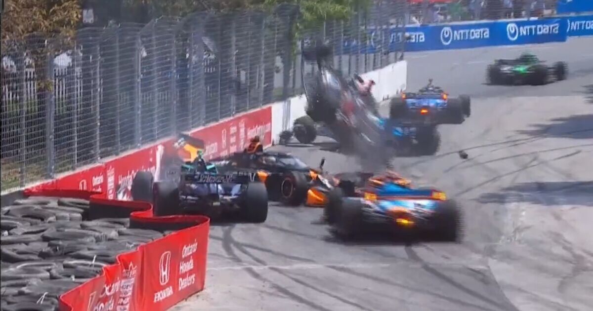 horror-indycar-crash-as-car-flies-through-air-upside-down-in-seven-vehicle-smash