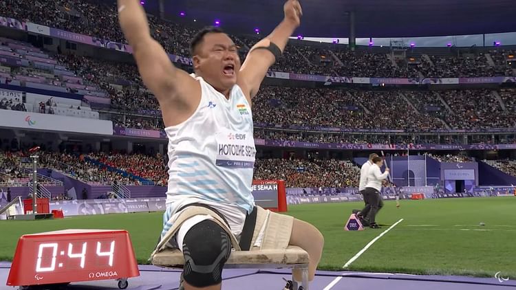 paris-paralympics:-पैरालंपिक-शॉटपुट-f57-में-होकाटो-सीमा-ने-जीता-कांस्य,-भारत-की-झोली-में-पेरिस-से-अब-तक-27-पदक