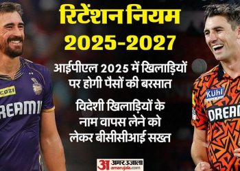 ipl-2025-rules:-आईपीएल-न-खेलने-पर-बैन-से-लेकर-120-करोड़-के-ऑक्शन-पर्स-तक,-10-बिंदुओं-में-रिटेंशन-के-सभी-नियम