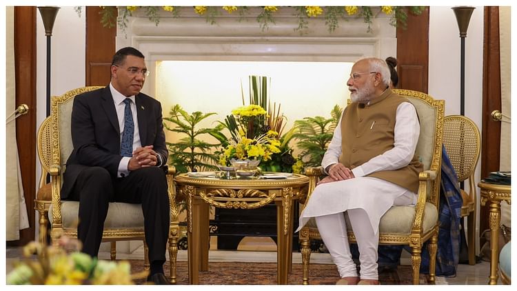 jamaica-pm:-जमैका-पीएम-की-सुरक्षा-में-नहीं-हुई-लापरवाही,-काफिले-को-संसद-भवन-के-द्वार-पर-रोके-जाने-की-खबरें-गलत